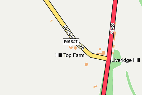 B95 5QT map - OS OpenMap – Local (Ordnance Survey) B95 5QT map - OS OpenMap – Local (Ordnance Survey)