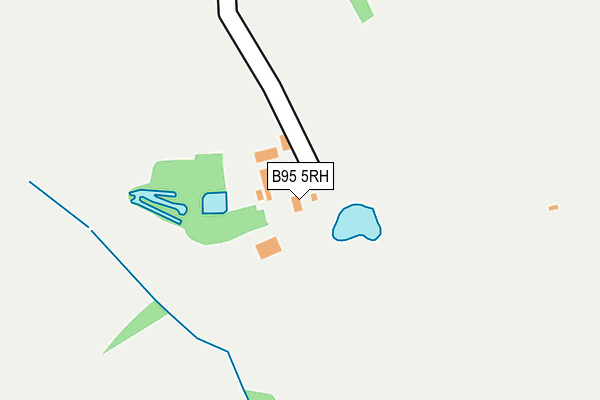 B95 5RH map - OS OpenMap – Local (Ordnance Survey)