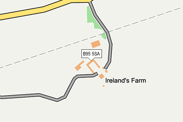 B95 5SA map - OS OpenMap – Local (Ordnance Survey) B95 5SA map - OS OpenMap – Local (Ordnance Survey)