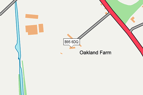 B95 6DQ map - OS OpenMap – Local (Ordnance Survey) B95 6DQ map - OS OpenMap – Local (Ordnance Survey)