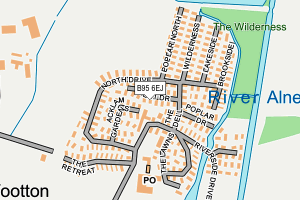 B95 6EJ map - OS OpenMap – Local (Ordnance Survey) B95 6EJ map - OS OpenMap – Local (Ordnance Survey)