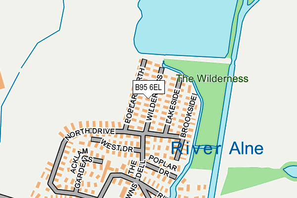 B95 6EL map - OS OpenMap – Local (Ordnance Survey) B95 6EL map - OS OpenMap – Local (Ordnance Survey)