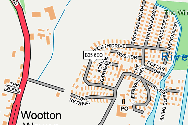 B95 6EQ map - OS OpenMap – Local (Ordnance Survey) B95 6EQ map - OS OpenMap – Local (Ordnance Survey)