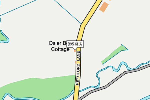 B95 6HA map - OS OpenMap – Local (Ordnance Survey) B95 6HA map - OS OpenMap – Local (Ordnance Survey)