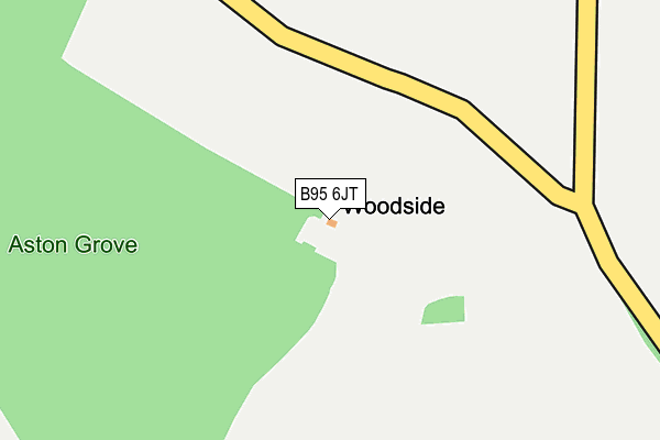 B95 6JT map - OS OpenMap – Local (Ordnance Survey) B95 6JT map - OS OpenMap – Local (Ordnance Survey)