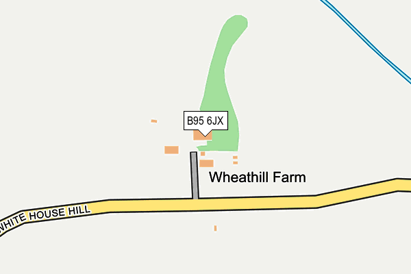 B95 6JX map - OS OpenMap – Local (Ordnance Survey) B95 6JX map - OS OpenMap – Local (Ordnance Survey)