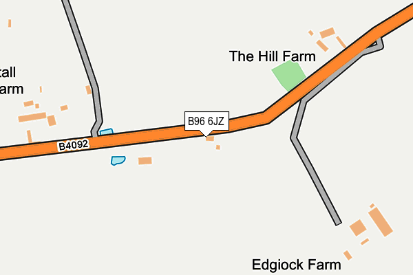 B96 6JZ map - OS OpenMap – Local (Ordnance Survey) B96 6JZ map - OS OpenMap – Local (Ordnance Survey)