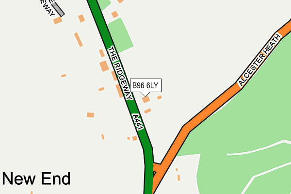 B96 6LY map - OS OpenMap – Local (Ordnance Survey) B96 6LY map - OS OpenMap – Local (Ordnance Survey)