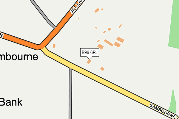 B96 6PJ map - OS OpenMap – Local (Ordnance Survey) B96 6PJ map - OS OpenMap – Local (Ordnance Survey)