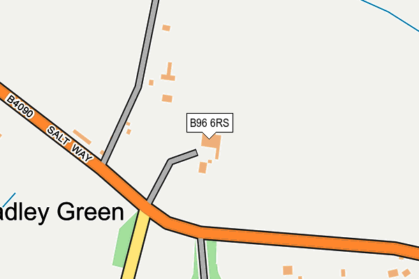 B96 6RS map - OS OpenMap – Local (Ordnance Survey)