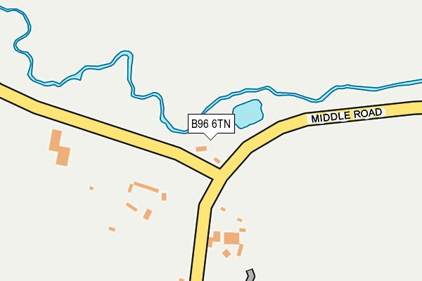 B96 6TN map - OS OpenMap – Local (Ordnance Survey) B96 6TN map - OS OpenMap – Local (Ordnance Survey)