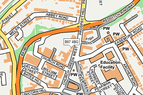 B97 4BG map - OS OpenMap – Local (Ordnance Survey) B97 4BG map - OS OpenMap – Local (Ordnance Survey)