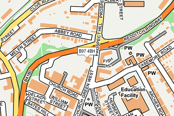 B97 4BH map - OS OpenMap – Local (Ordnance Survey) B97 4BH map - OS OpenMap – Local (Ordnance Survey)