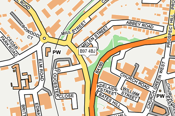 B97 4BJ map - OS OpenMap – Local (Ordnance Survey) B97 4BJ map - OS OpenMap – Local (Ordnance Survey)
