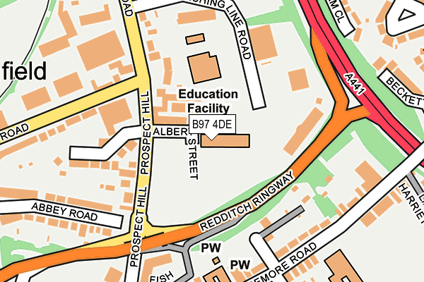 B97 4DE map - OS OpenMap – Local (Ordnance Survey) B97 4DE map - OS OpenMap – Local (Ordnance Survey)
