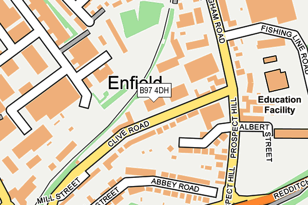 B97 4DH map - OS OpenMap – Local (Ordnance Survey) B97 4DH map - OS OpenMap – Local (Ordnance Survey)