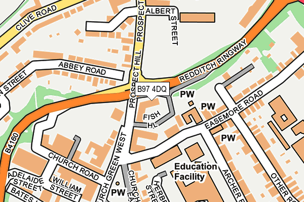 B97 4DQ map - OS OpenMap – Local (Ordnance Survey) B97 4DQ map - OS OpenMap – Local (Ordnance Survey)