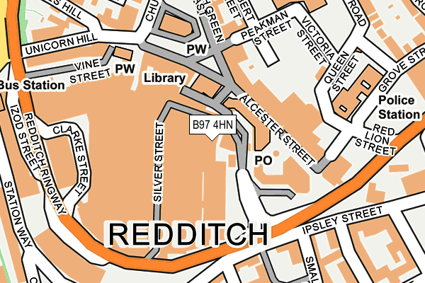B97 4HN map - OS OpenMap – Local (Ordnance Survey) B97 4HN map - OS OpenMap – Local (Ordnance Survey)