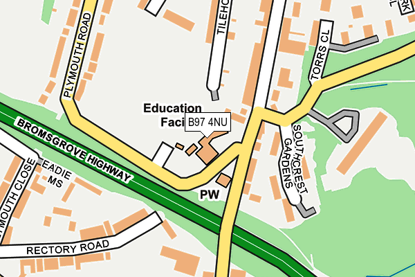 B97 4NU map - OS OpenMap – Local (Ordnance Survey) B97 4NU map - OS OpenMap – Local (Ordnance Survey)