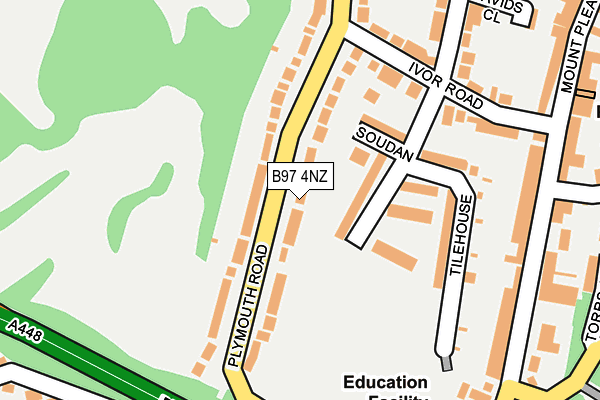 B97 4NZ map - OS OpenMap – Local (Ordnance Survey) B97 4NZ map - OS OpenMap – Local (Ordnance Survey)
