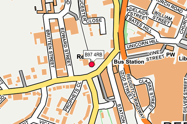 B97 4RB map - OS OpenMap – Local (Ordnance Survey) B97 4RB map - OS OpenMap – Local (Ordnance Survey)