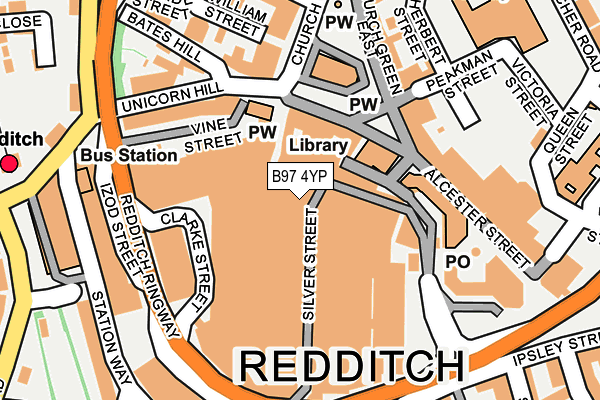 B97 4YP map - OS OpenMap – Local (Ordnance Survey) B97 4YP map - OS OpenMap – Local (Ordnance Survey)