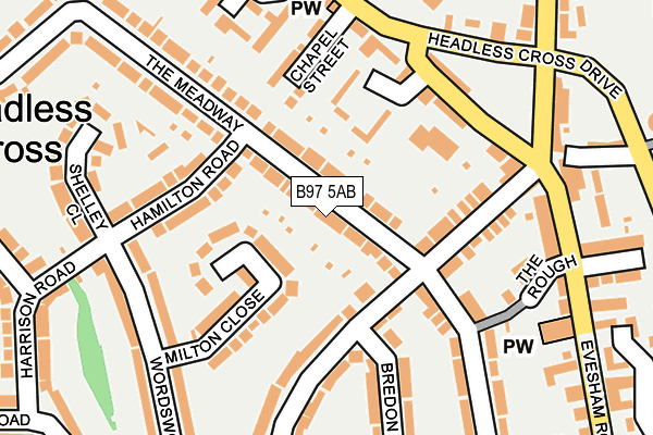B97 5AB map - OS OpenMap – Local (Ordnance Survey) B97 5AB map - OS OpenMap – Local (Ordnance Survey)