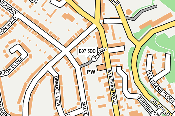 B97 5DD map - OS OpenMap – Local (Ordnance Survey) B97 5DD map - OS OpenMap – Local (Ordnance Survey)