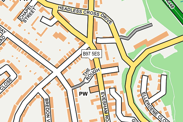 B97 5ES map - OS OpenMap – Local (Ordnance Survey) B97 5ES map - OS OpenMap – Local (Ordnance Survey)