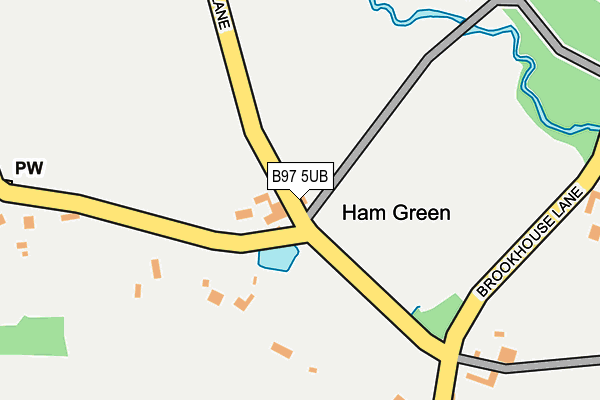 B97 5UB map - OS OpenMap – Local (Ordnance Survey) B97 5UB map - OS OpenMap – Local (Ordnance Survey)