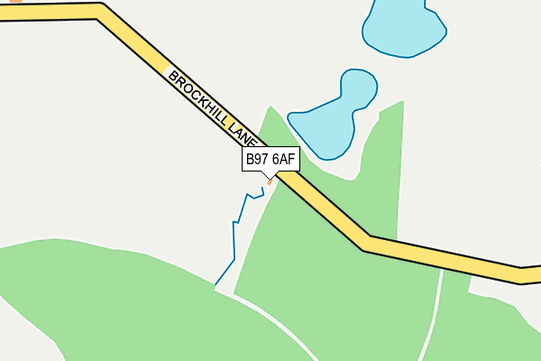 B97 6AF map - OS OpenMap – Local (Ordnance Survey) B97 6AF map - OS OpenMap – Local (Ordnance Survey)