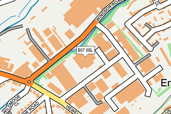 B97 6BL map - OS OpenMap – Local (Ordnance Survey) B97 6BL map - OS OpenMap – Local (Ordnance Survey)