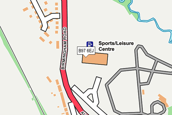 B97 6EJ map - OS OpenMap – Local (Ordnance Survey)