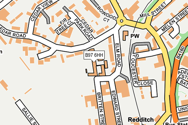 B97 6HH map - OS OpenMap – Local (Ordnance Survey) B97 6HH map - OS OpenMap – Local (Ordnance Survey)