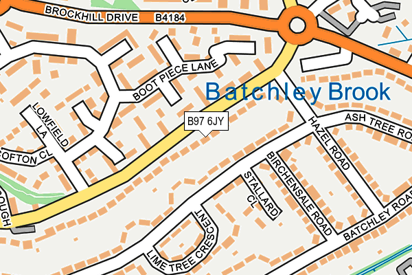 B97 6JY map - OS OpenMap – Local (Ordnance Survey) B97 6JY map - OS OpenMap – Local (Ordnance Survey)