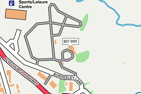 B97 6RR map - OS OpenMap – Local (Ordnance Survey) B97 6RR map - OS OpenMap – Local (Ordnance Survey)