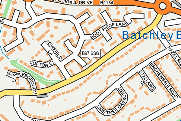 B97 6SG map - OS OpenMap – Local (Ordnance Survey) B97 6SG map - OS OpenMap – Local (Ordnance Survey)