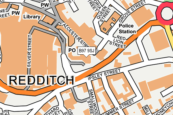 B97 9SJ map - OS OpenMap – Local (Ordnance Survey) B97 9SJ map - OS OpenMap – Local (Ordnance Survey)