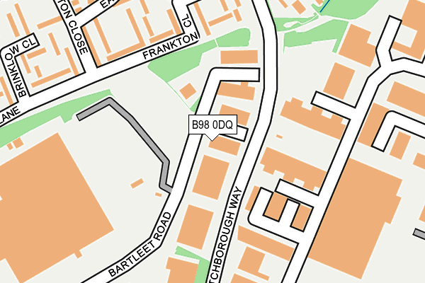 B98 0DQ map - OS OpenMap – Local (Ordnance Survey) B98 0DQ map - OS OpenMap – Local (Ordnance Survey)