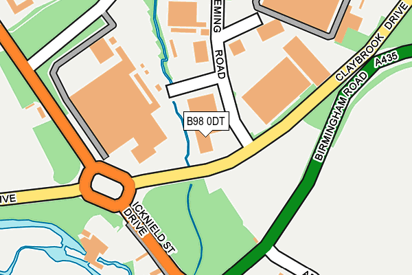B98 0DT map - OS OpenMap – Local (Ordnance Survey) B98 0DT map - OS OpenMap – Local (Ordnance Survey)