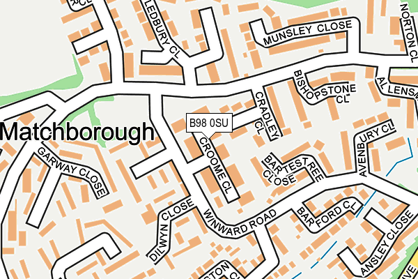B98 0SU map - OS OpenMap – Local (Ordnance Survey) B98 0SU map - OS OpenMap – Local (Ordnance Survey)
