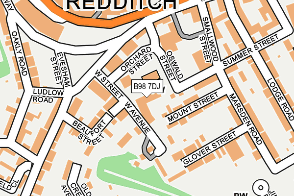 B98 7DJ map - OS OpenMap – Local (Ordnance Survey) B98 7DJ map - OS OpenMap – Local (Ordnance Survey)