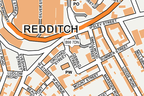 B98 7DN map - OS OpenMap – Local (Ordnance Survey) B98 7DN map - OS OpenMap – Local (Ordnance Survey)