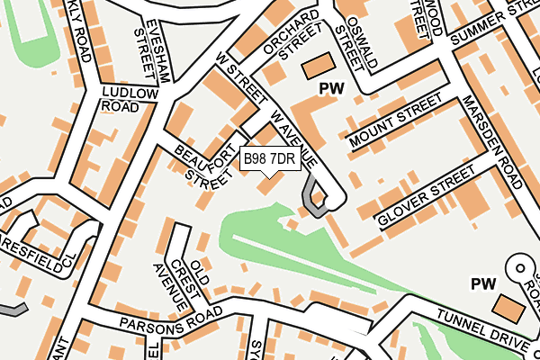 B98 7DR map - OS OpenMap – Local (Ordnance Survey) B98 7DR map - OS OpenMap – Local (Ordnance Survey)