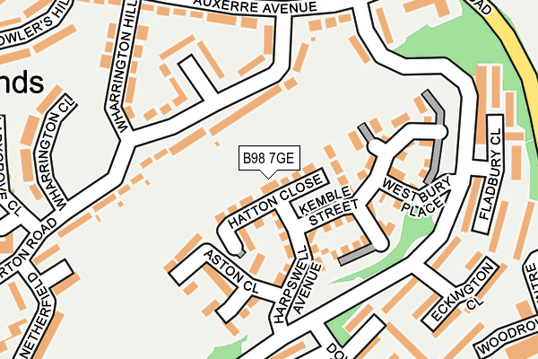B98 7GE map - OS OpenMap – Local (Ordnance Survey) B98 7GE map - OS OpenMap – Local (Ordnance Survey)