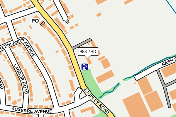 B98 7HD map - OS OpenMap – Local (Ordnance Survey) B98 7HD map - OS OpenMap – Local (Ordnance Survey)