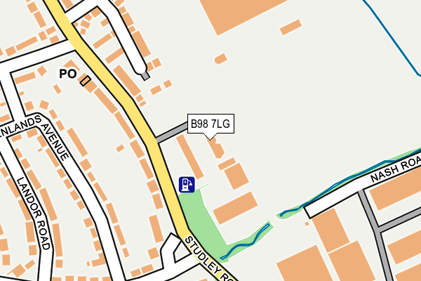 B98 7LG map - OS OpenMap – Local (Ordnance Survey) B98 7LG map - OS OpenMap – Local (Ordnance Survey)