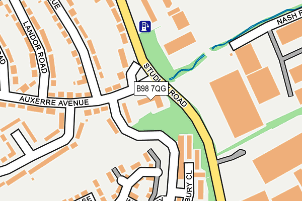 B98 7QG map - OS OpenMap – Local (Ordnance Survey) B98 7QG map - OS OpenMap – Local (Ordnance Survey)
