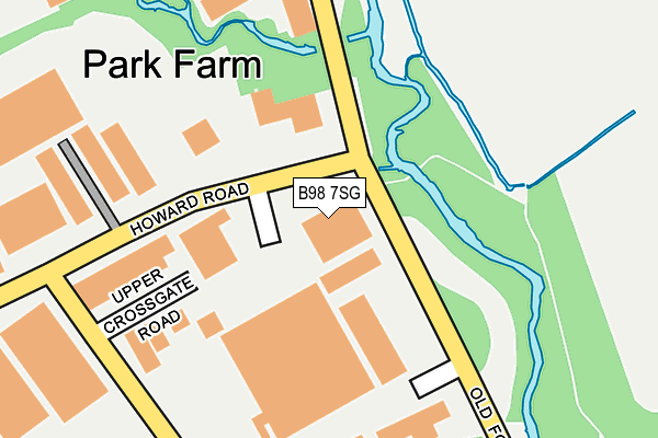 B98 7SG map - OS OpenMap – Local (Ordnance Survey) B98 7SG map - OS OpenMap – Local (Ordnance Survey)