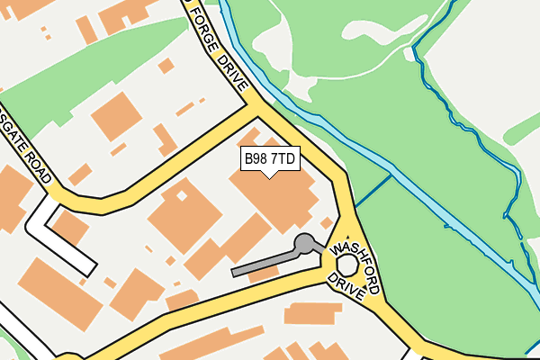 B98 7TD map - OS OpenMap – Local (Ordnance Survey) B98 7TD map - OS OpenMap – Local (Ordnance Survey)